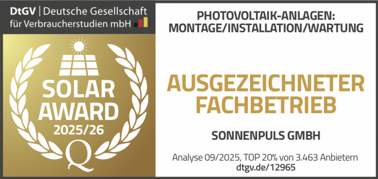 Solar Award 2025/26 | Sonnenpuls GmbH